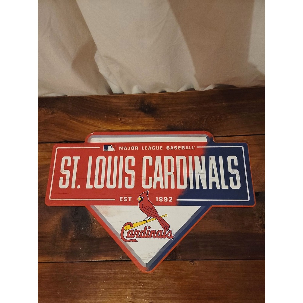 St Louis Cardinals wood‎ sign